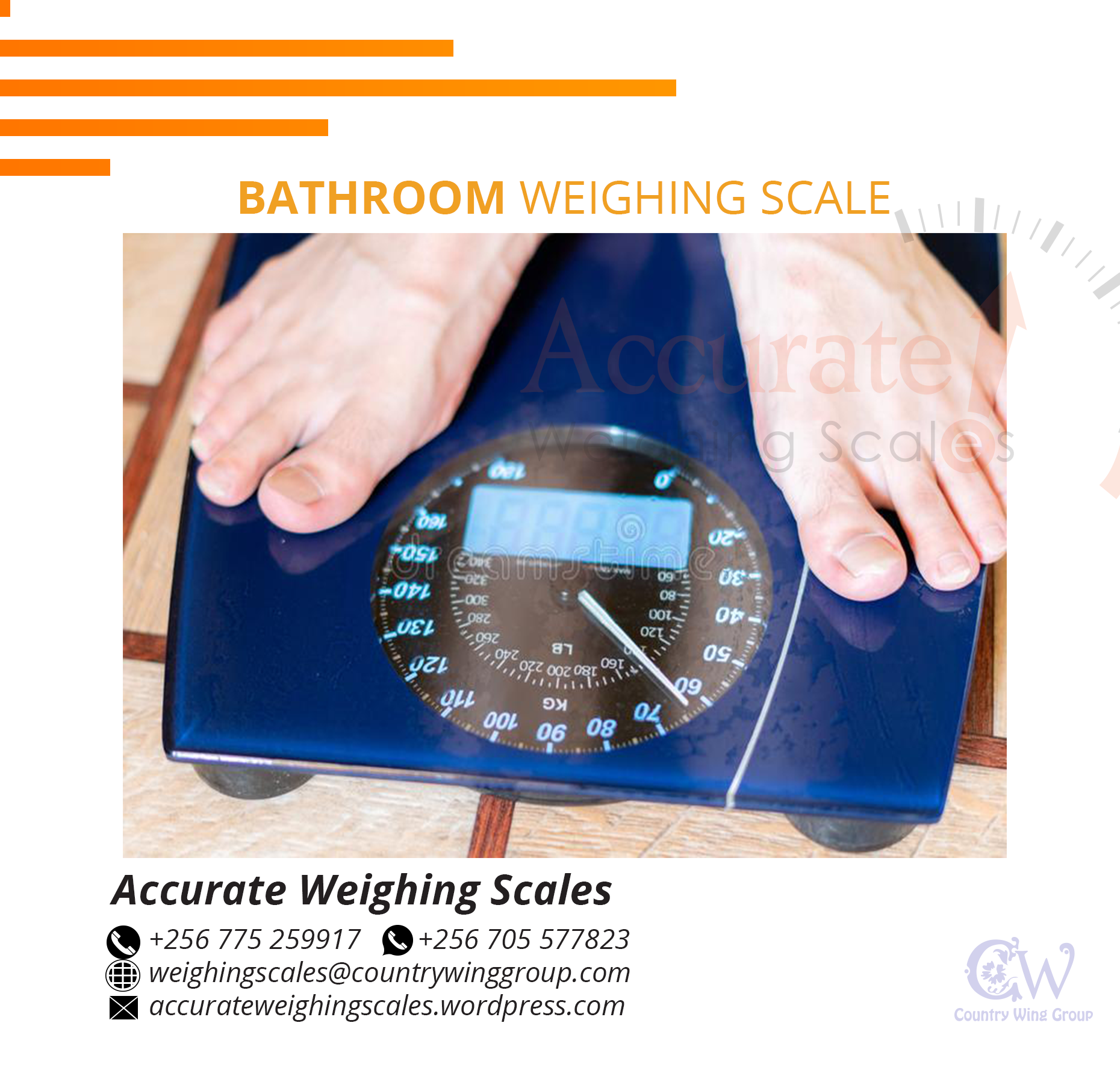 Brand New Digital Bathroom Scale for Accurate Weight Measurement – Uganda