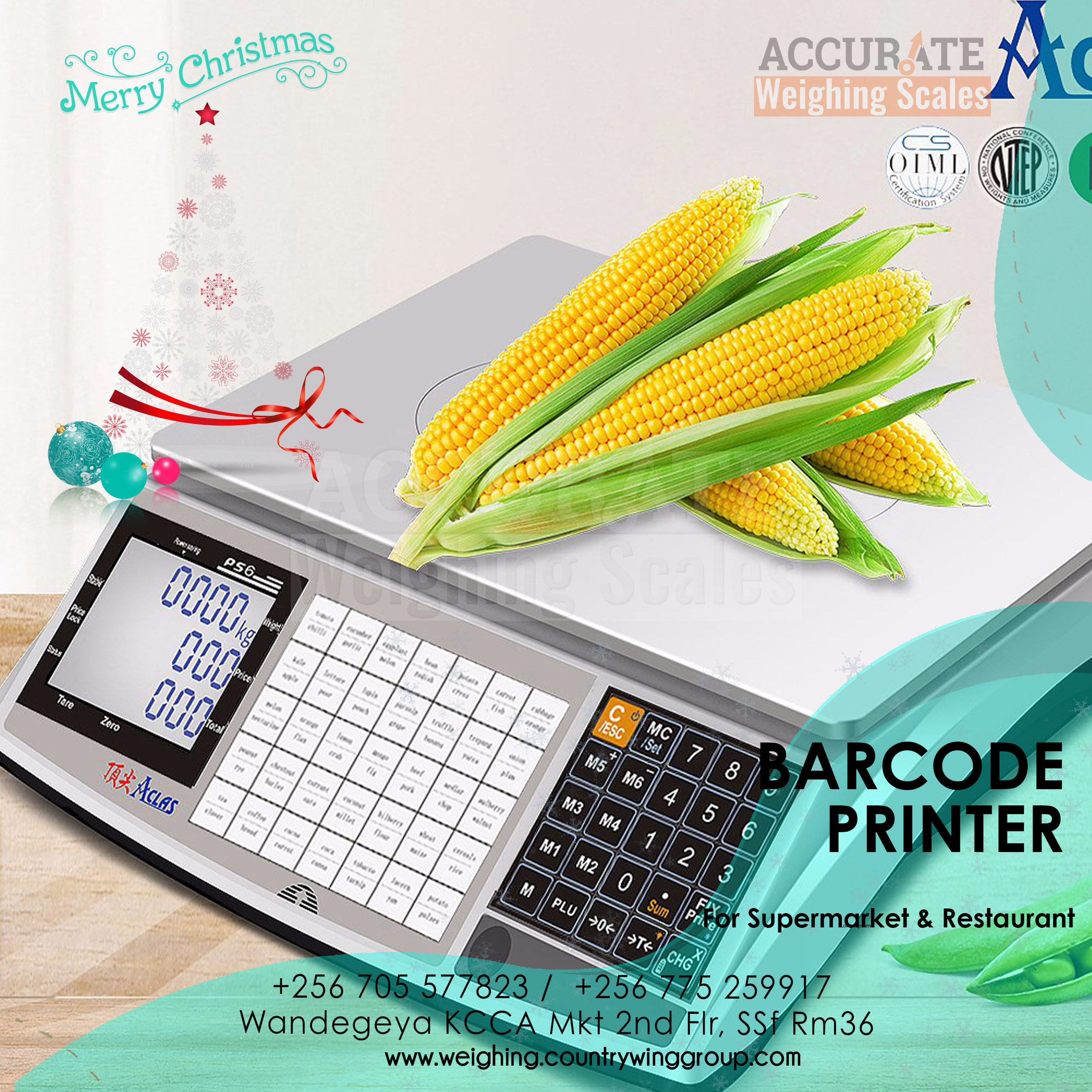 Price effective Barcode Label Scale – Supermarket