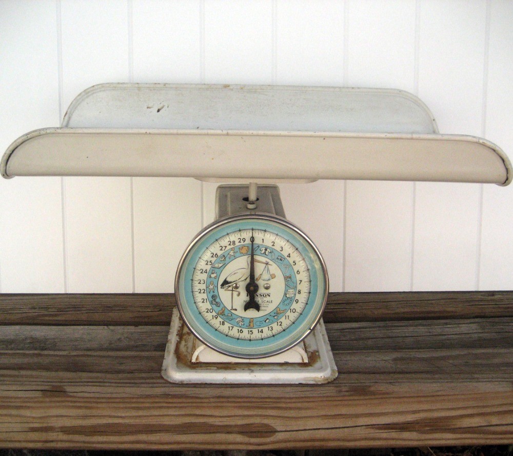 salter mechanical baby hanging scales 25kg capacity on sale