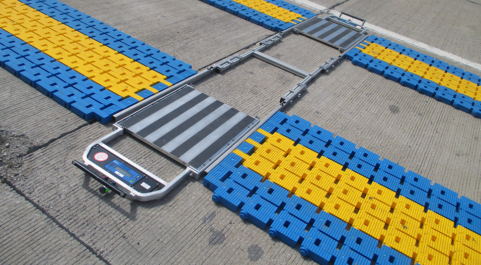 Flexible axle Truck weight Scale