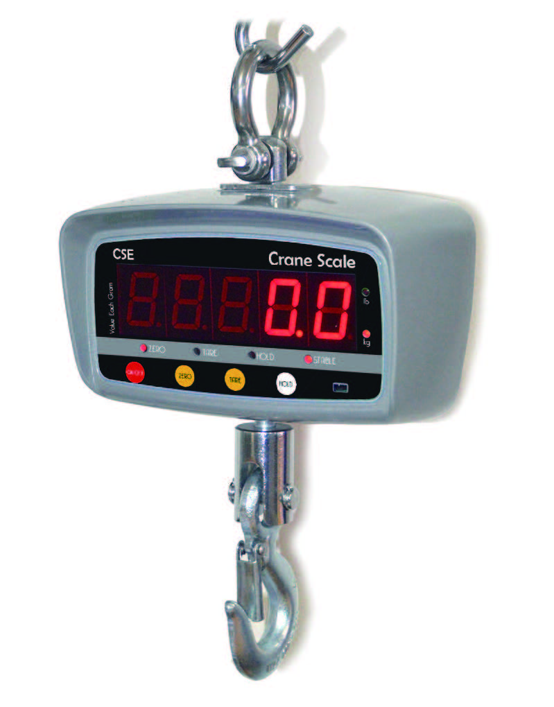 Hiweigh crane weighing scale with LCD backlit display