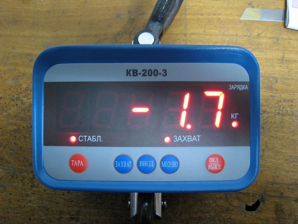 Quick stabilizing digital Crane Scales
