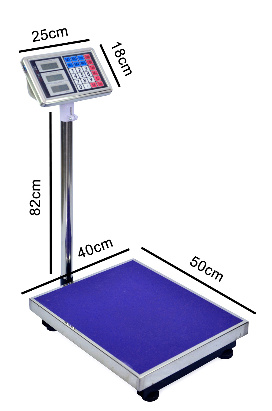 High-Capacity Digital Platform Scale – 300 kg Max / 1000 g Min