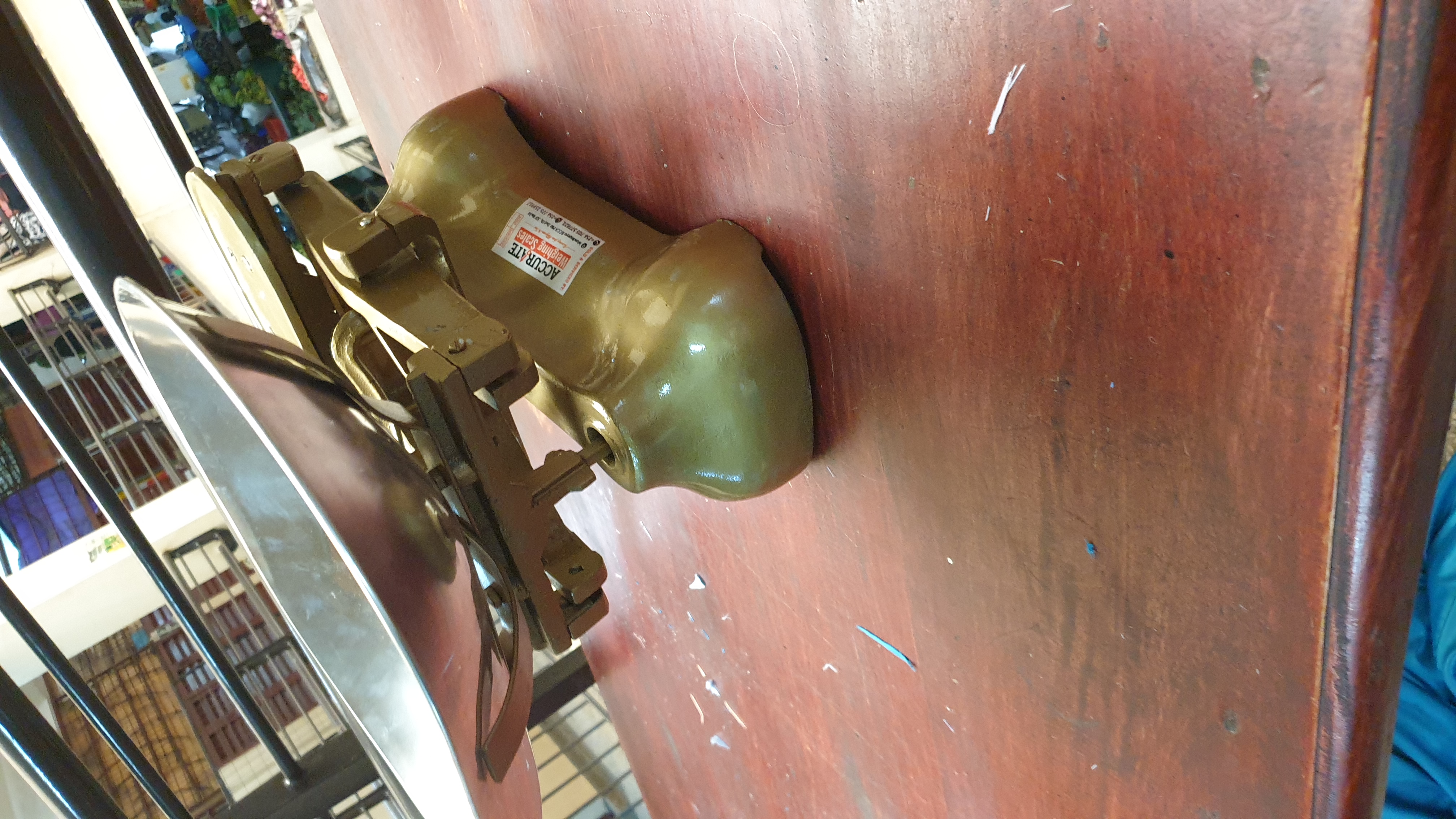 Single-pan stainless steel counter balance