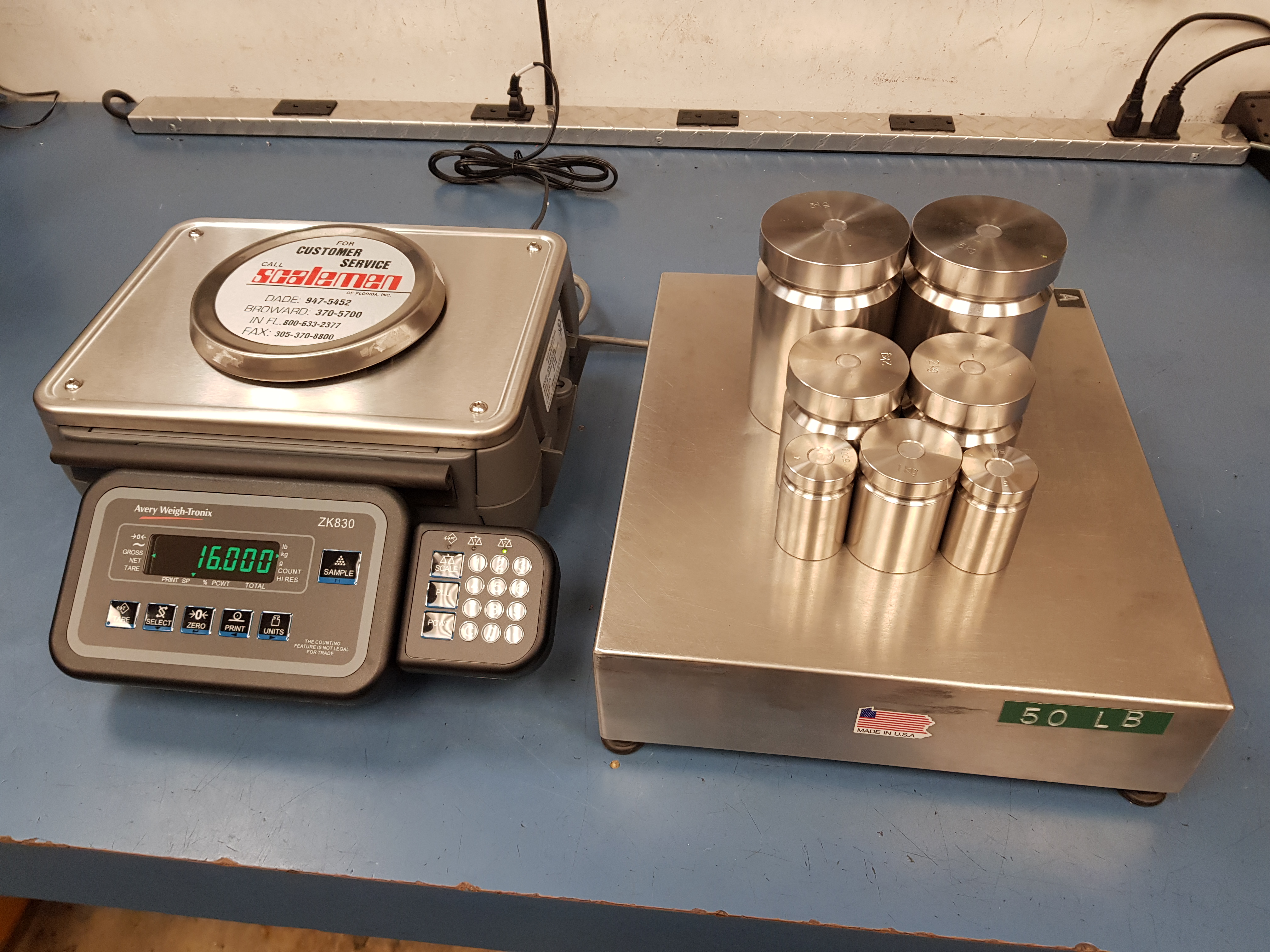 2kg Test Weight Cast Iron Block Weights –