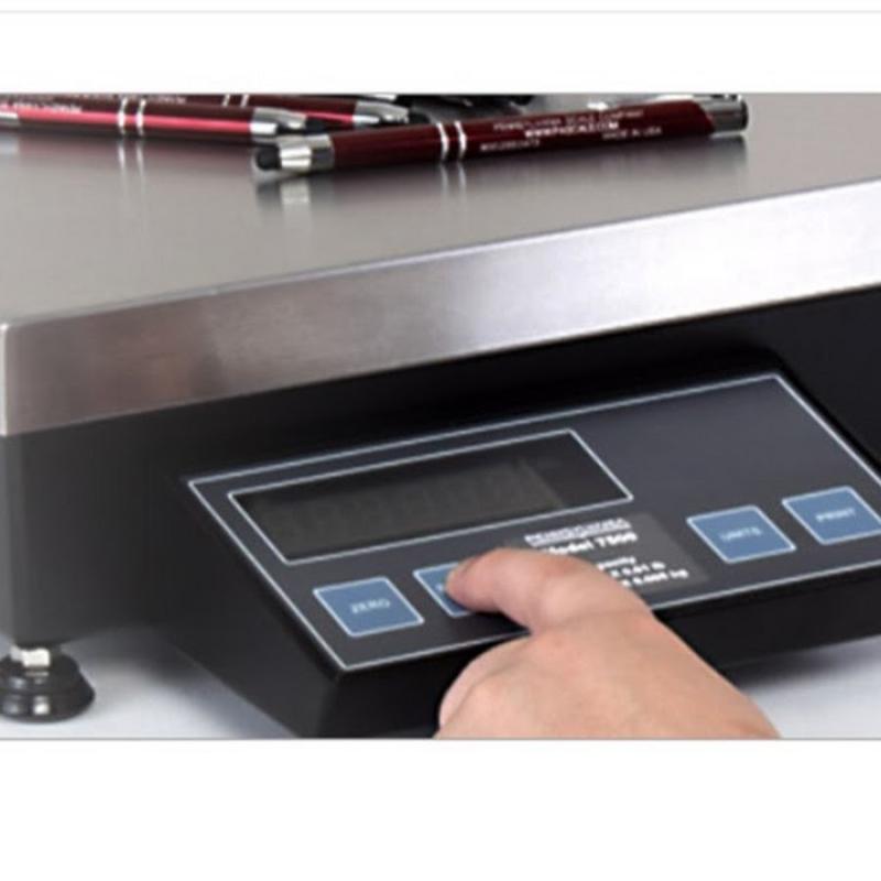 Compact counter tabletop scales