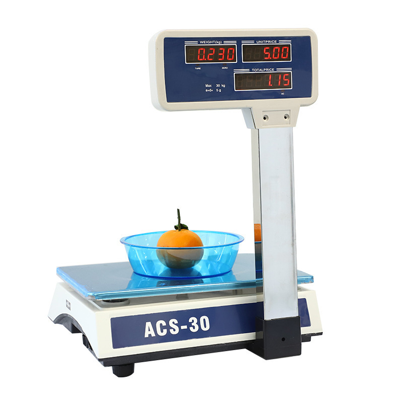 User-Friendly Digital Barcode Label Weighing Scale