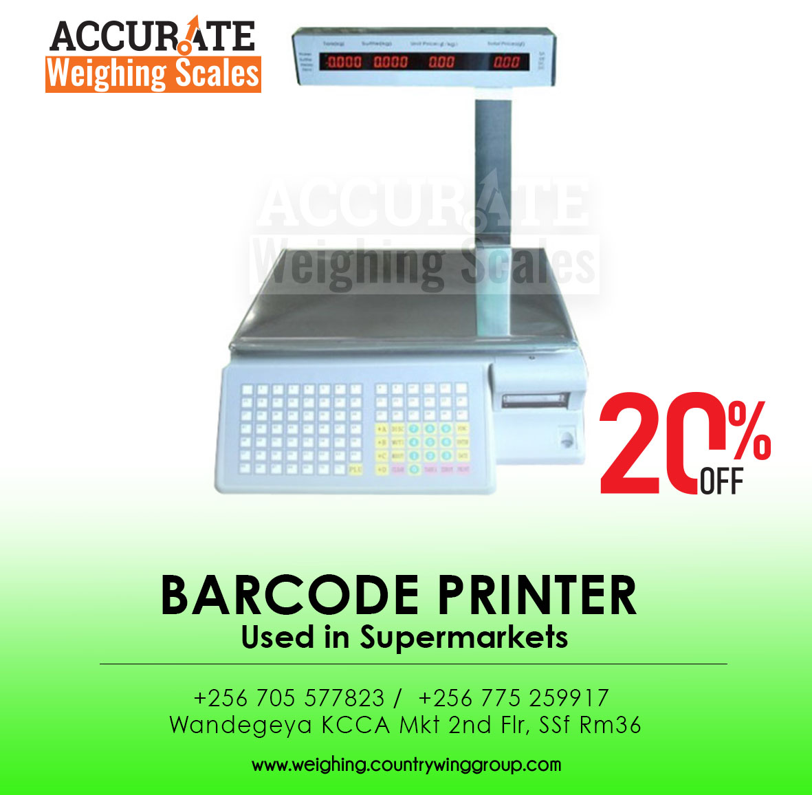 Business Retail Barcode Label Scales