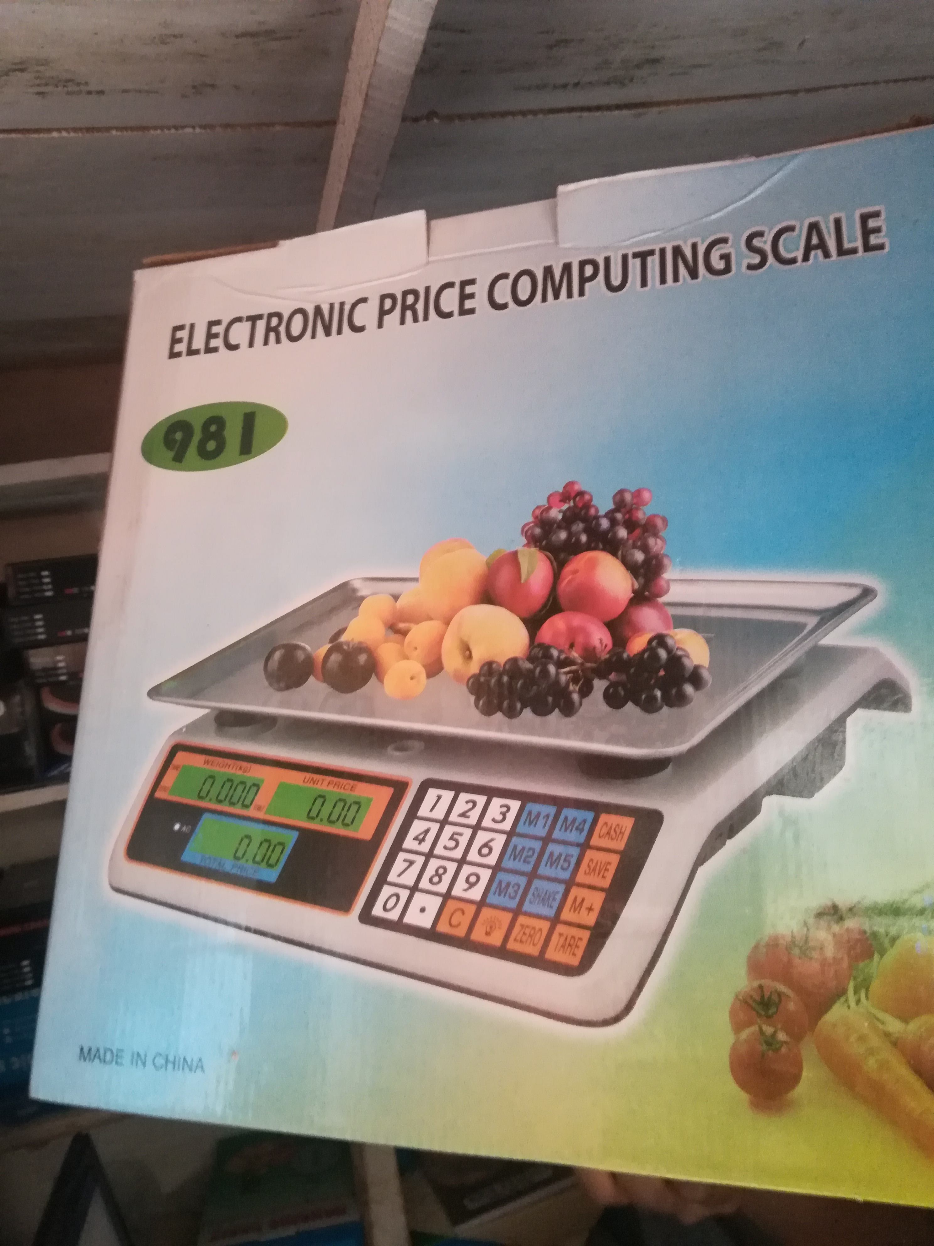 Electronic retail scale