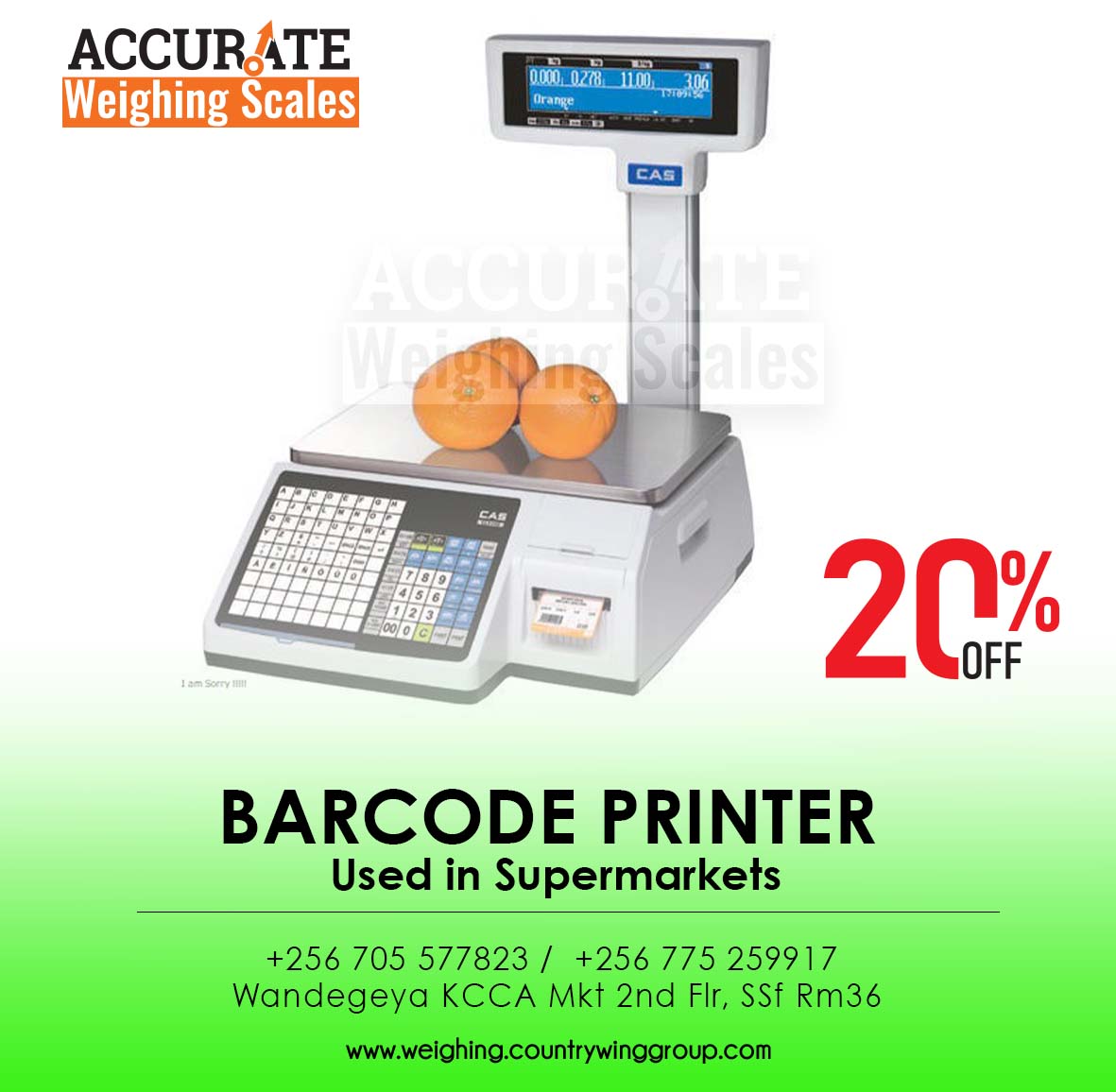 Barcode Label Printing Counting Scale and Weighing Scale