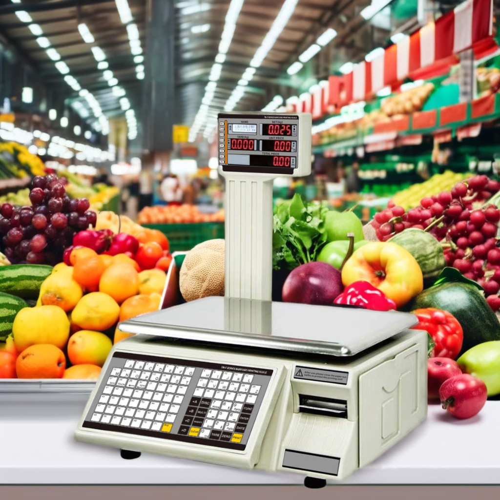 Popular 15kg/30kg Electronic Barcode Printing Label Scale