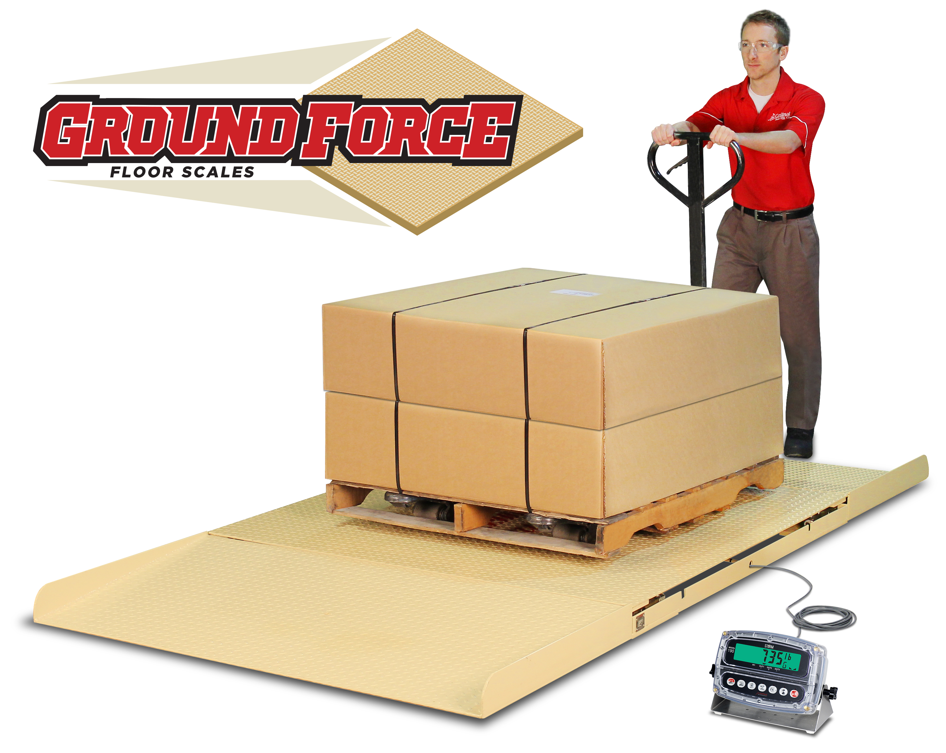 Digital 300kg A12 luggage floor scale