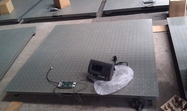 Certified standard A12 floor weighing scale