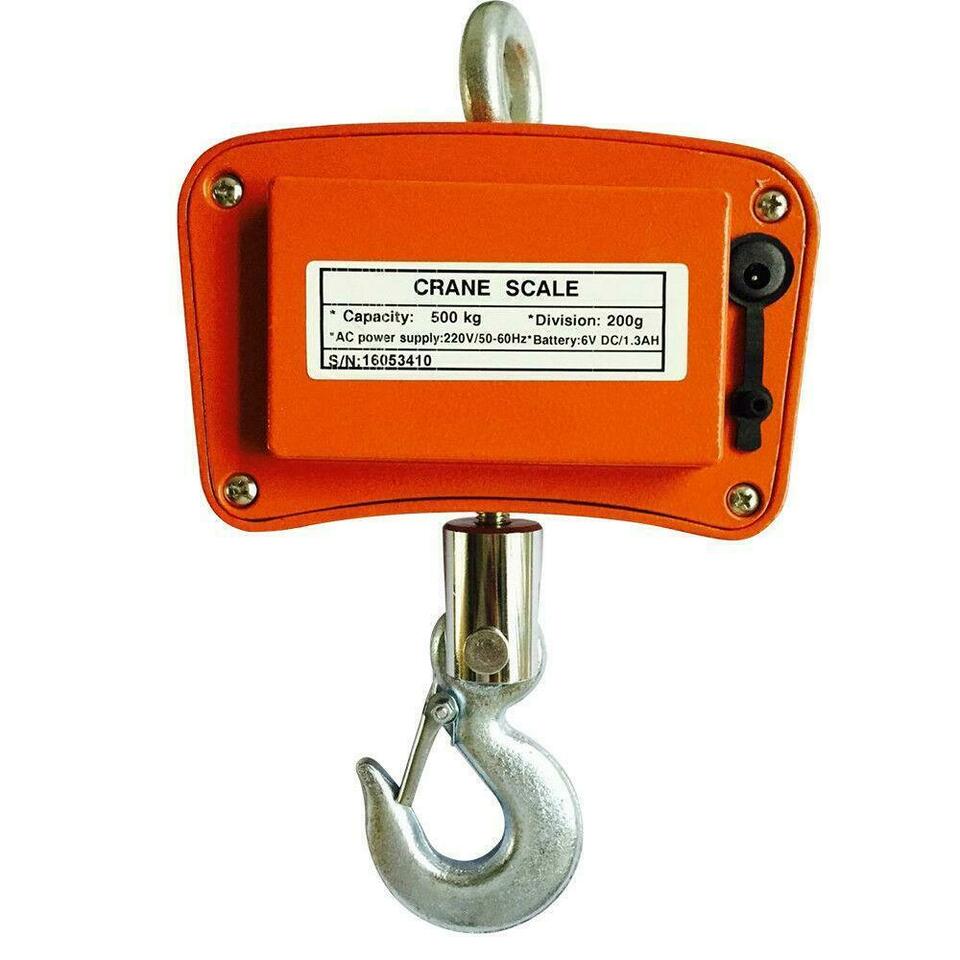 Innovative three range heavy duty crane weighing scale