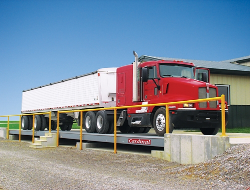 concrete platform weighbridge for long time operation installation