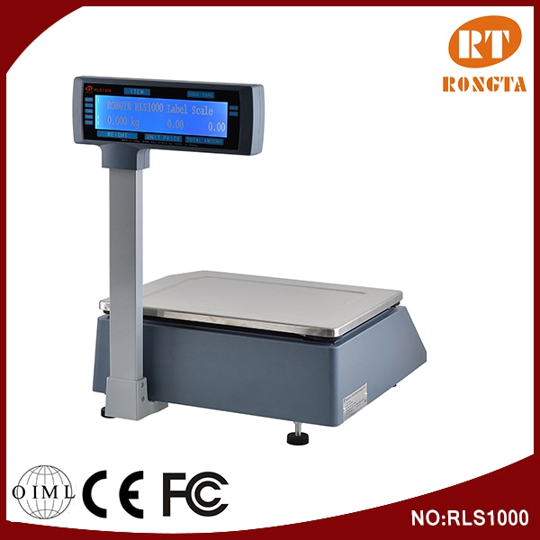 Barcode Weighing Electronic Scale with Label Printer