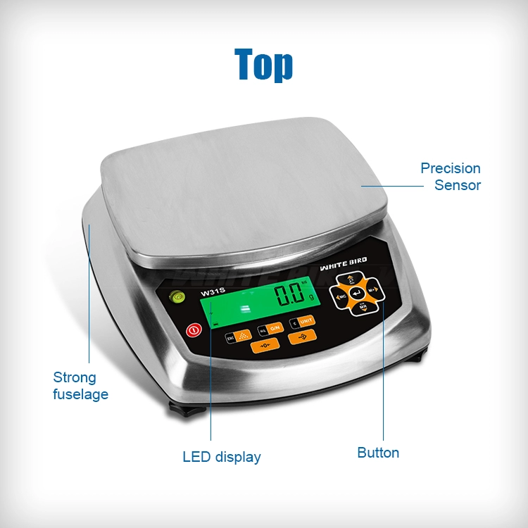 compact Waterproof Scale 30kg capacity digital type