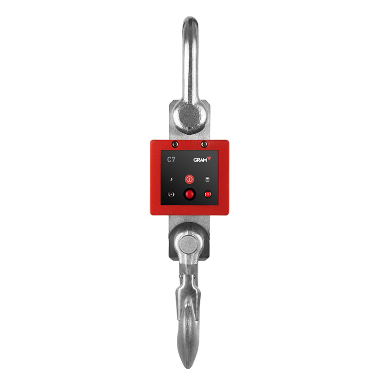 Digital Hanging Scale with Cast Aluminium Case & Heavy-Duty Hooks in
