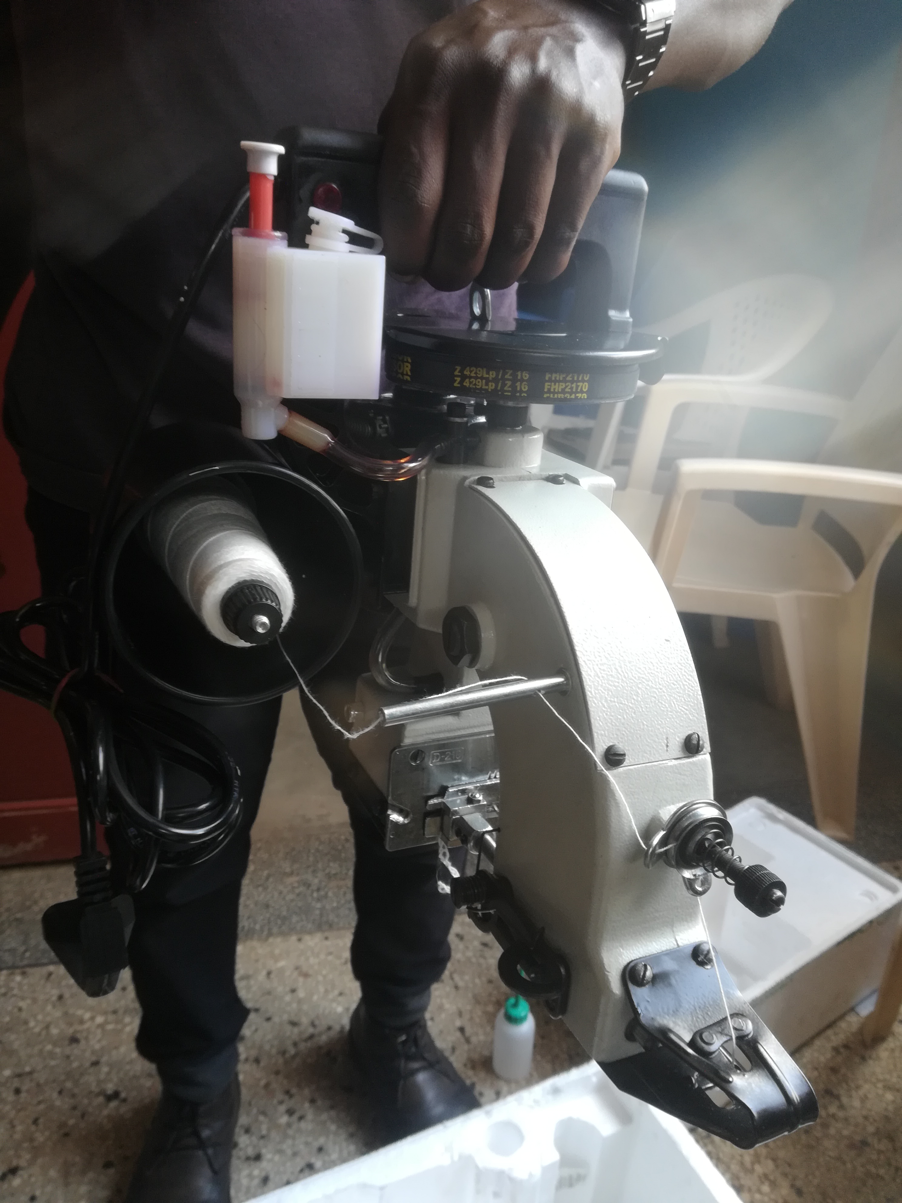 High Speed Automatic Portable Sack Sewing Machine