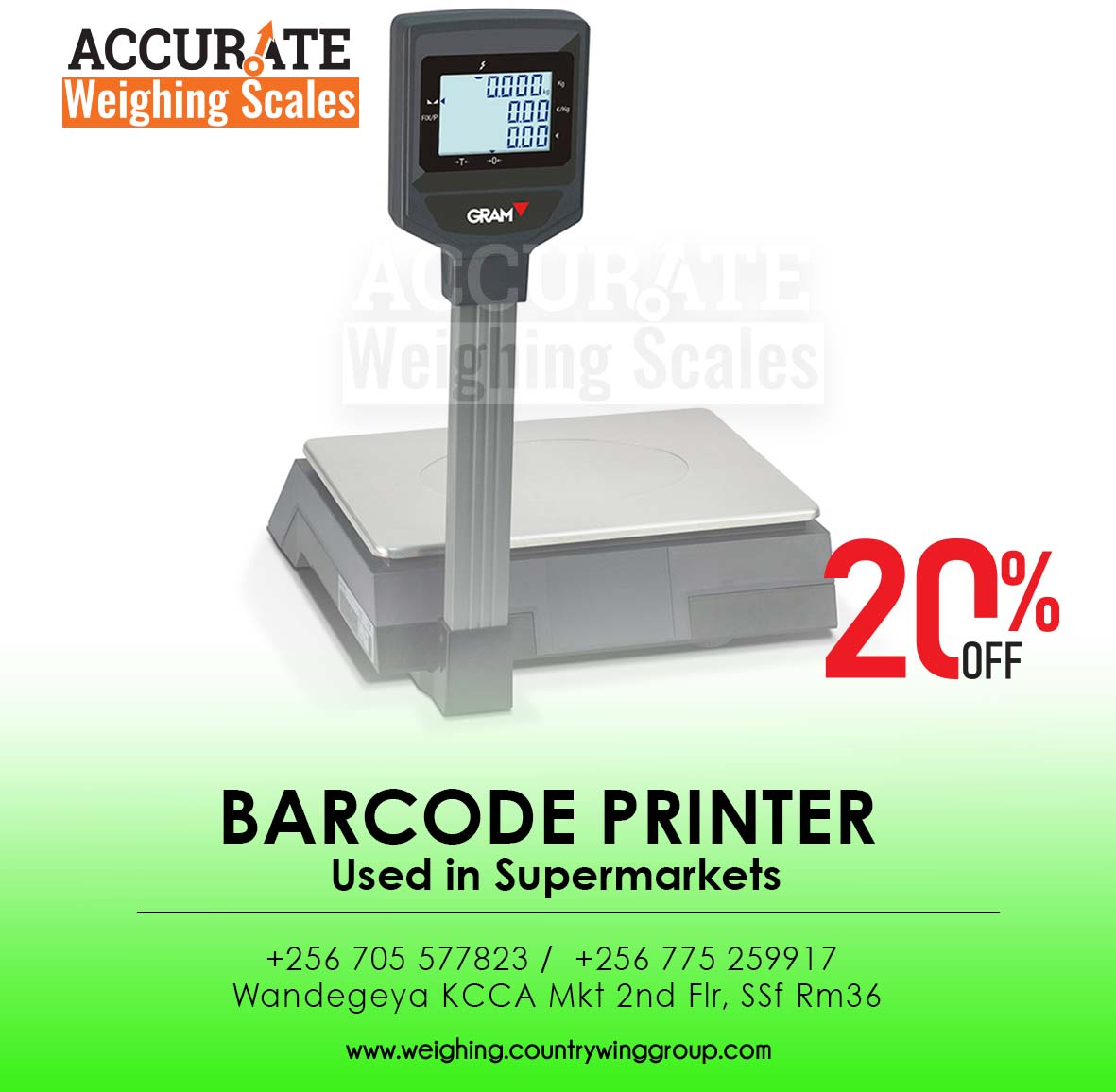 Barcode Label Printing Scale With Accuracy