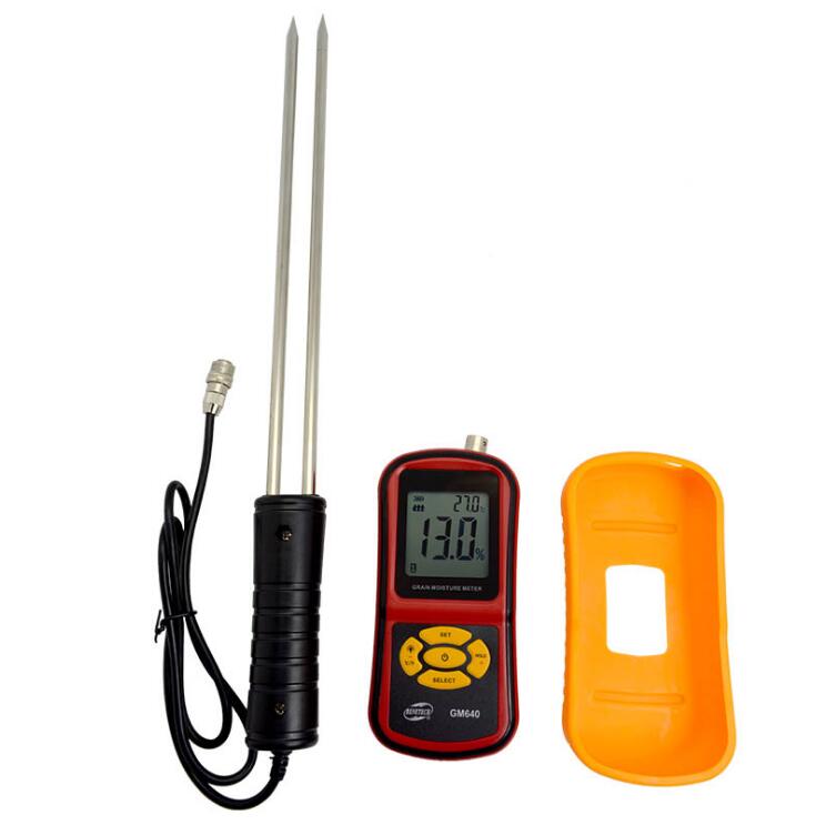 GM-640 digital moisture meters with double pins