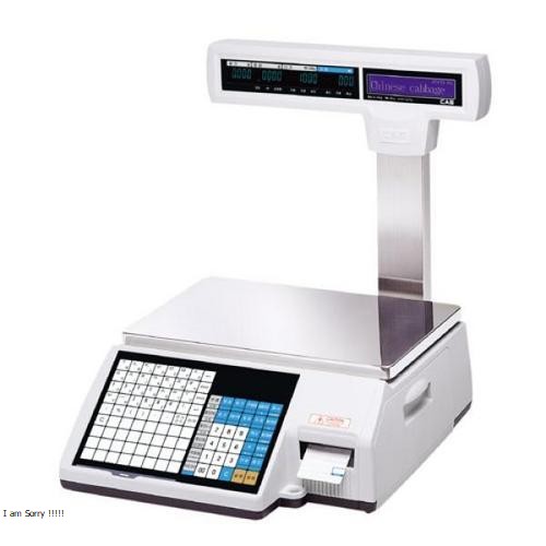 Multi-Language Barcode Printer Counter Scale