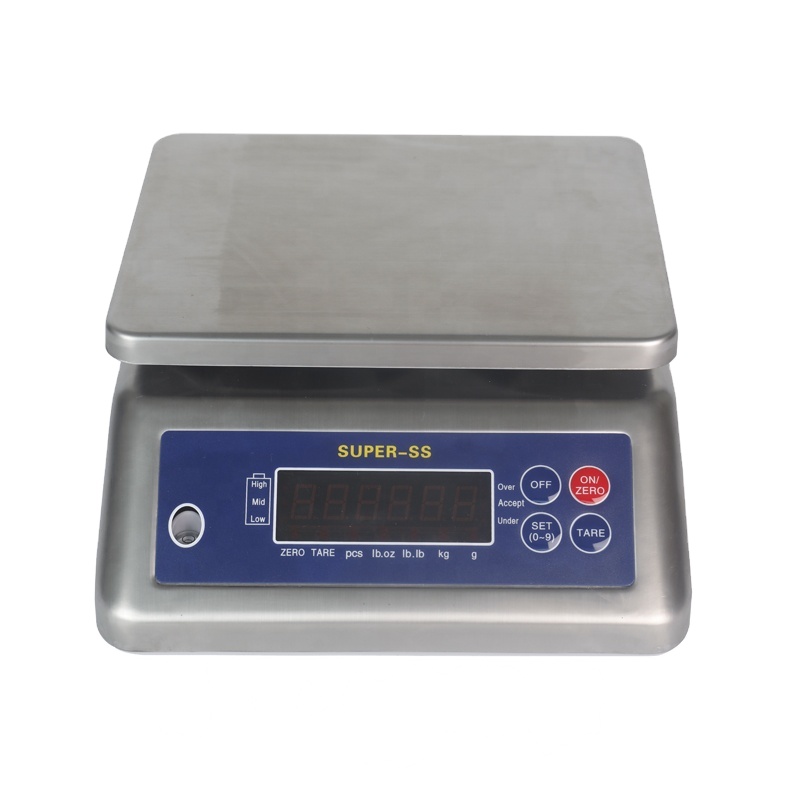 Waterproof 500kg Bench Scale – LCD Display