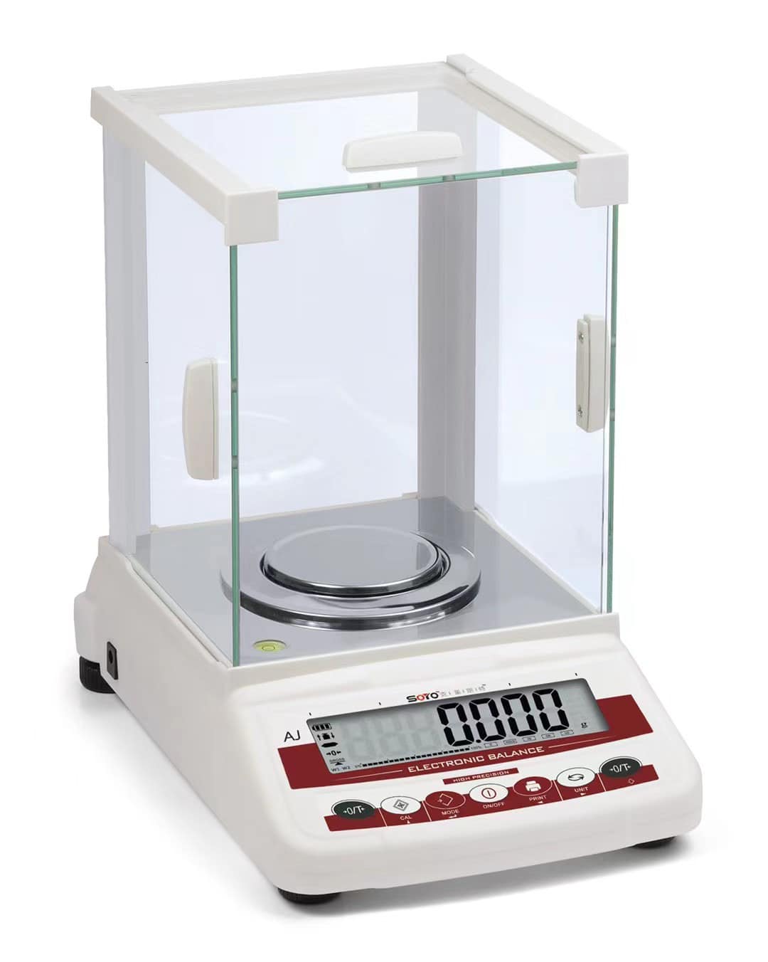 analytical precision laboratory balances with touchscreen interfaces