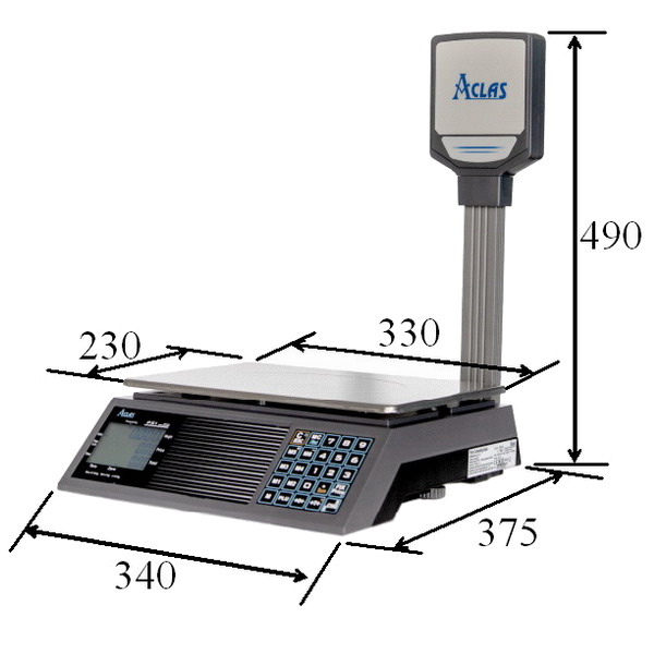 Perfect Barcode label printer Scale for supermarkets in Kampala