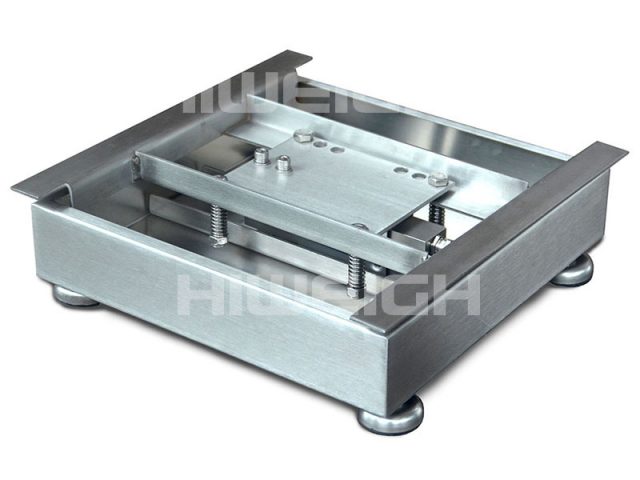 Sturdy steel construction for long-lasting floor scales