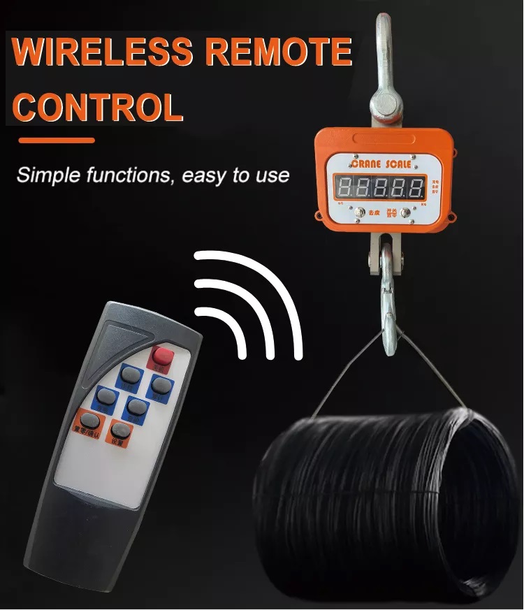 Wireless Weighing Crane Scale – 3 Ton, IP68 Rated