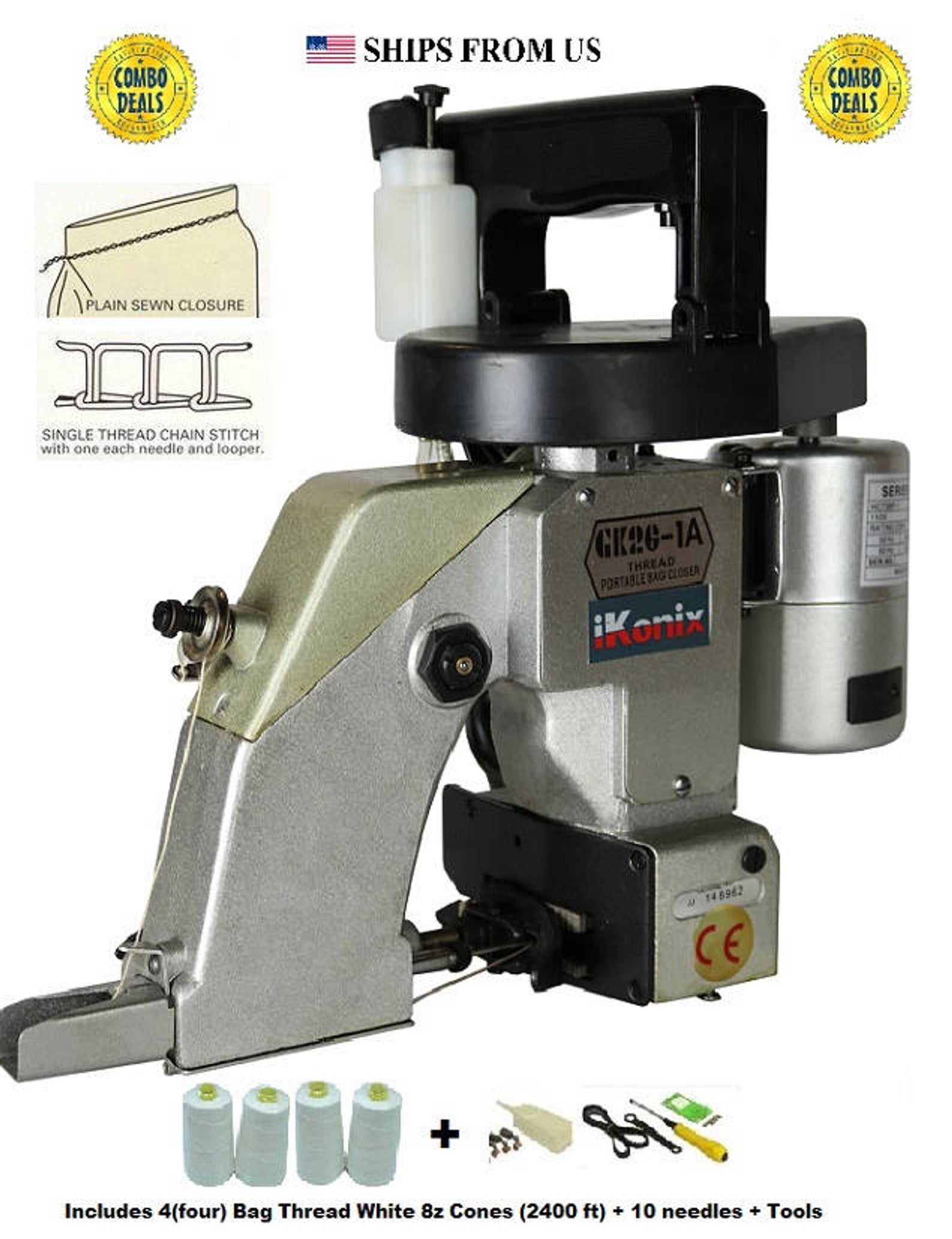 Sewing Machine Electric Overlock Sealer