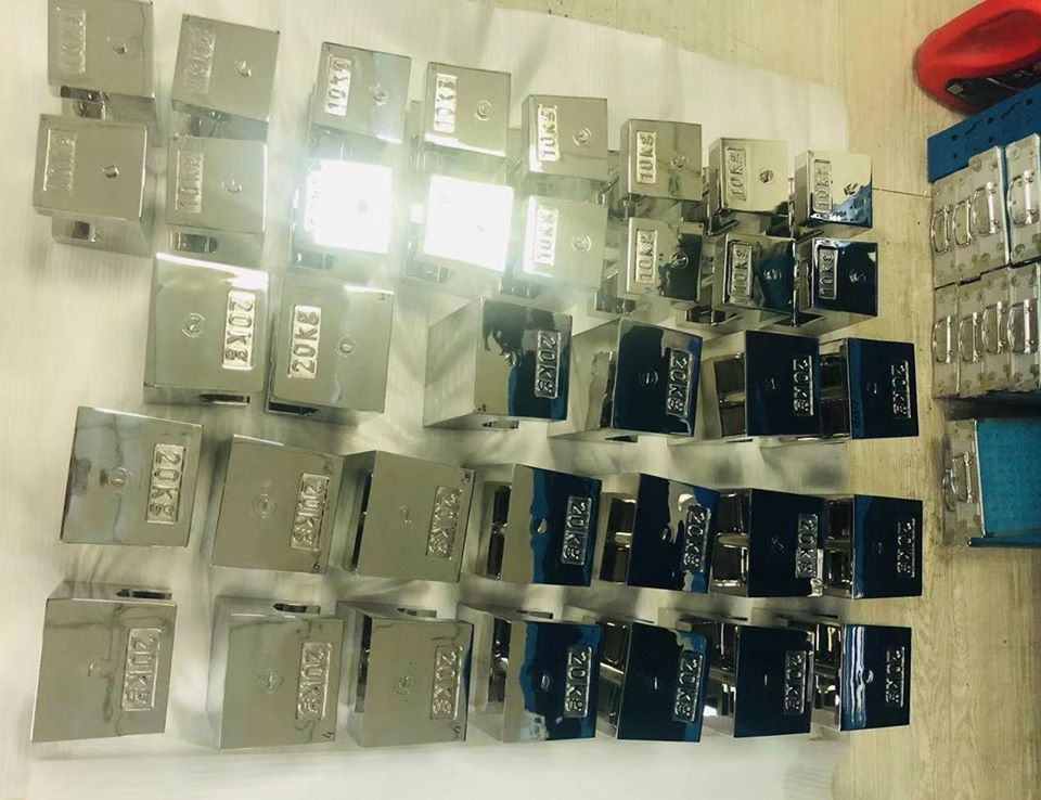 Available in a variety of sizes Test Weights