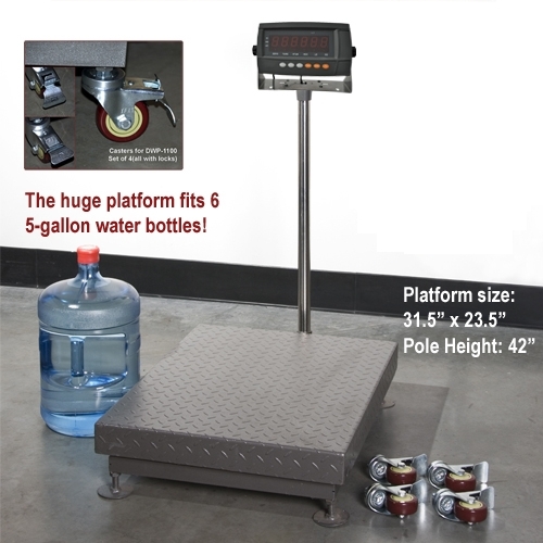 1500kg Stainless Steel Bench Scale / Valuation Scale