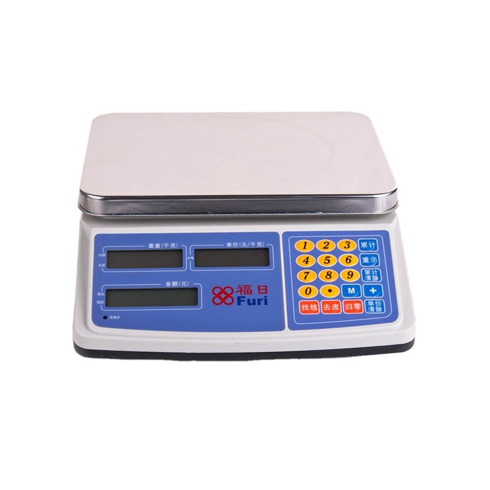 Large LCD Display Price Computing Scale – Kireka