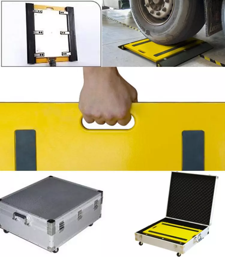 Anti-slip textured top plate truck weighing systems