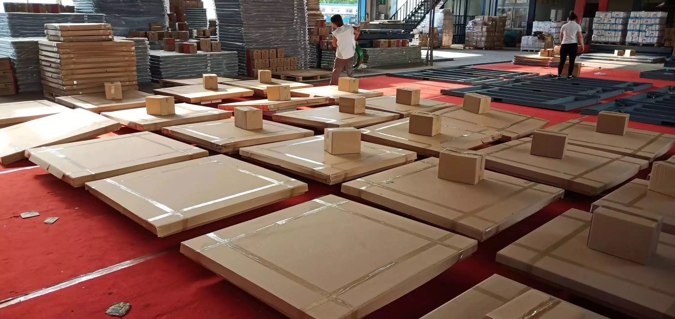 industrial floor standing platform scales (often