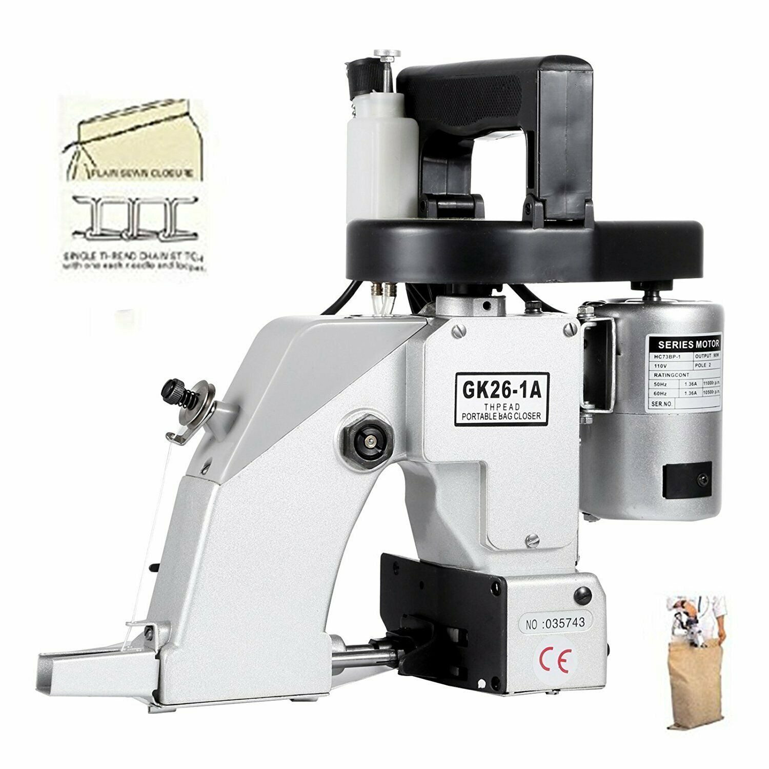 Citizen Bag Closer Machine with Stitch Length 7–10mm