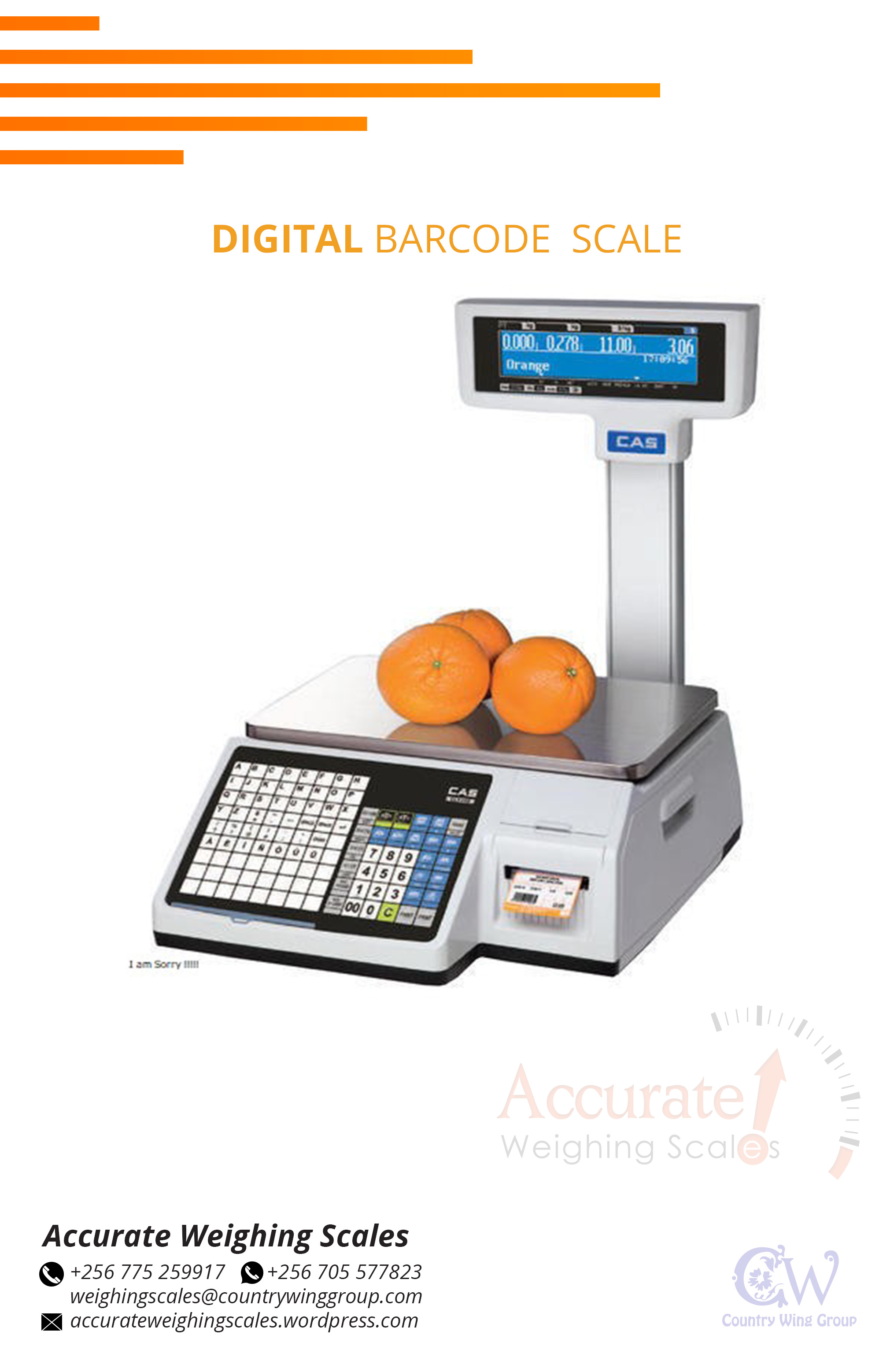 Applicable Barcode Label Scale for Printing Receipts