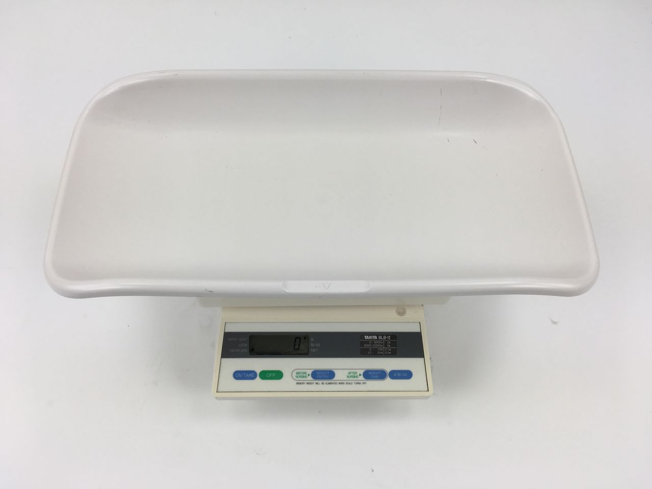 ABS material tray weight height infant baby scale