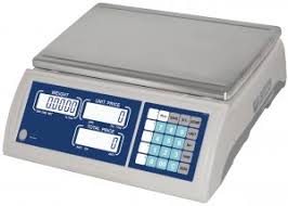 Retail scale with LCD display