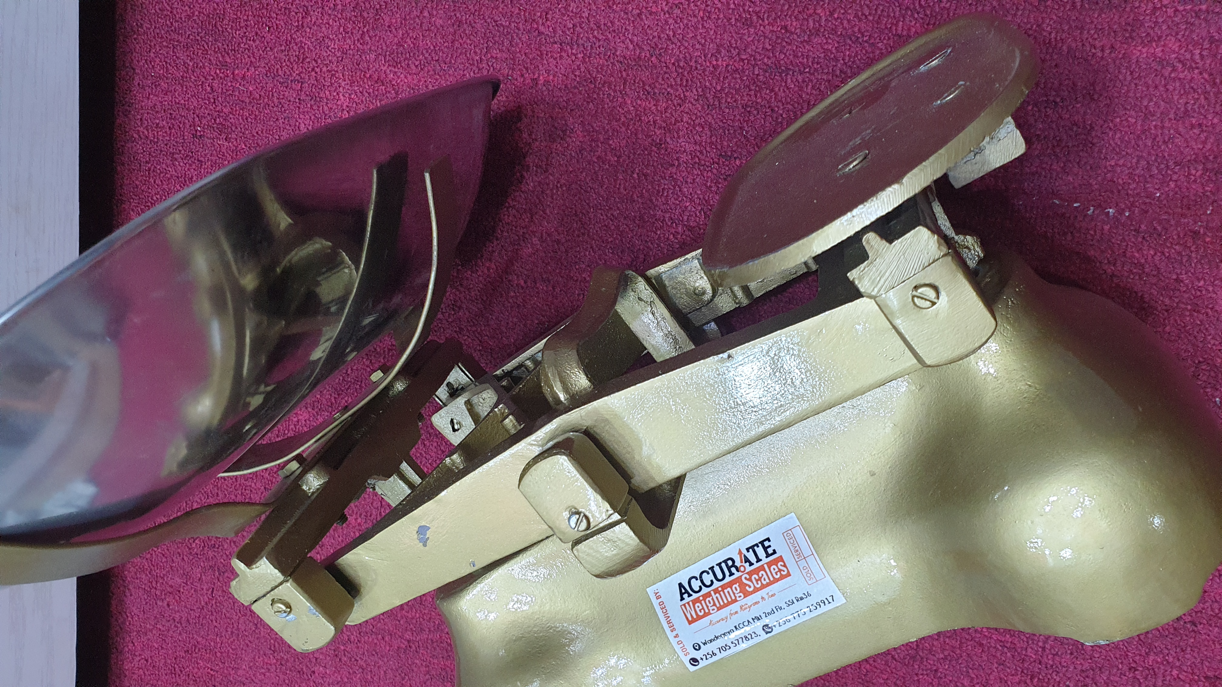 Manual Balance Scale with Both Side Brass Plated Dishes – Kampala
