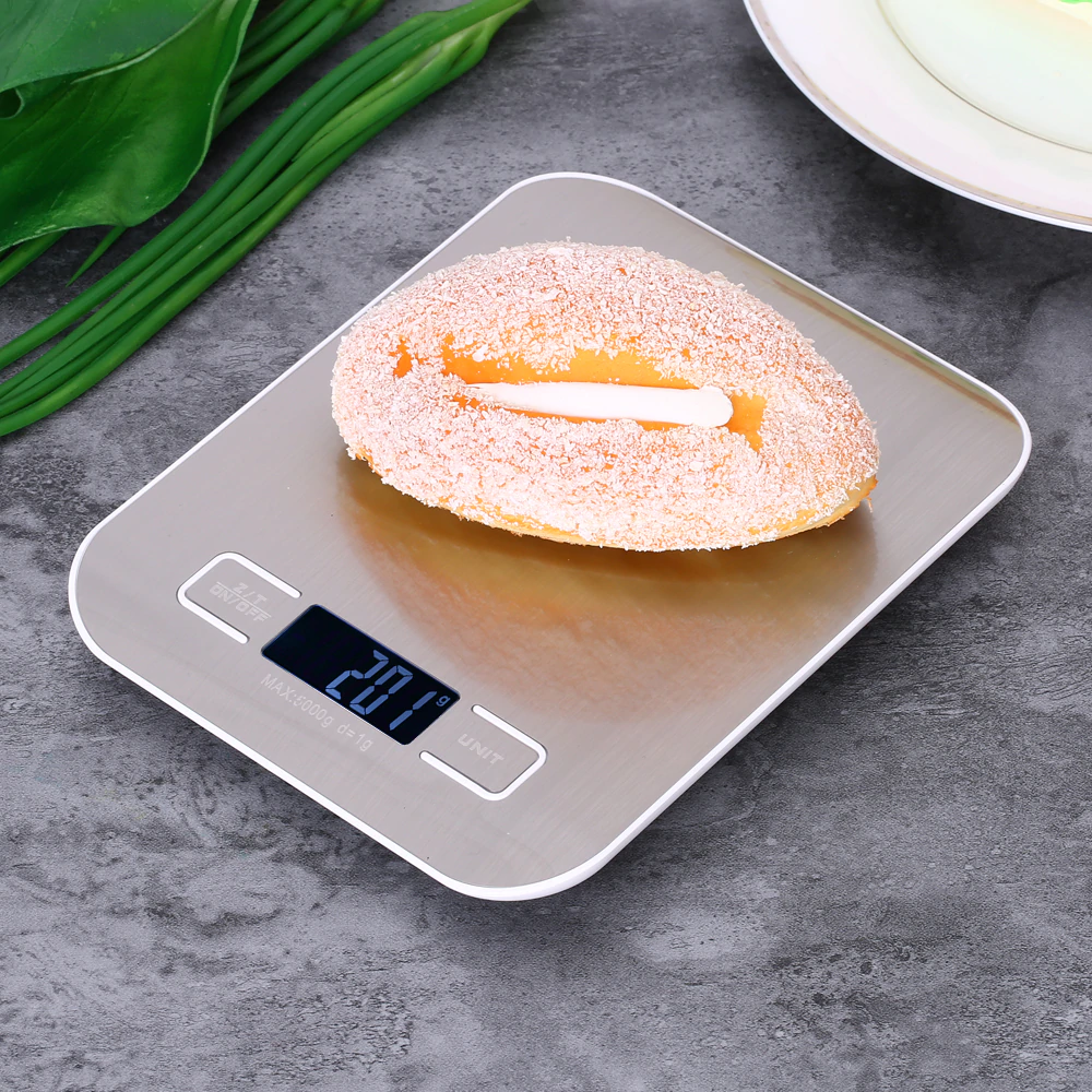 electric kitchen weighing scales with standby battery