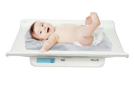 Hospital weighing scale in Uganda