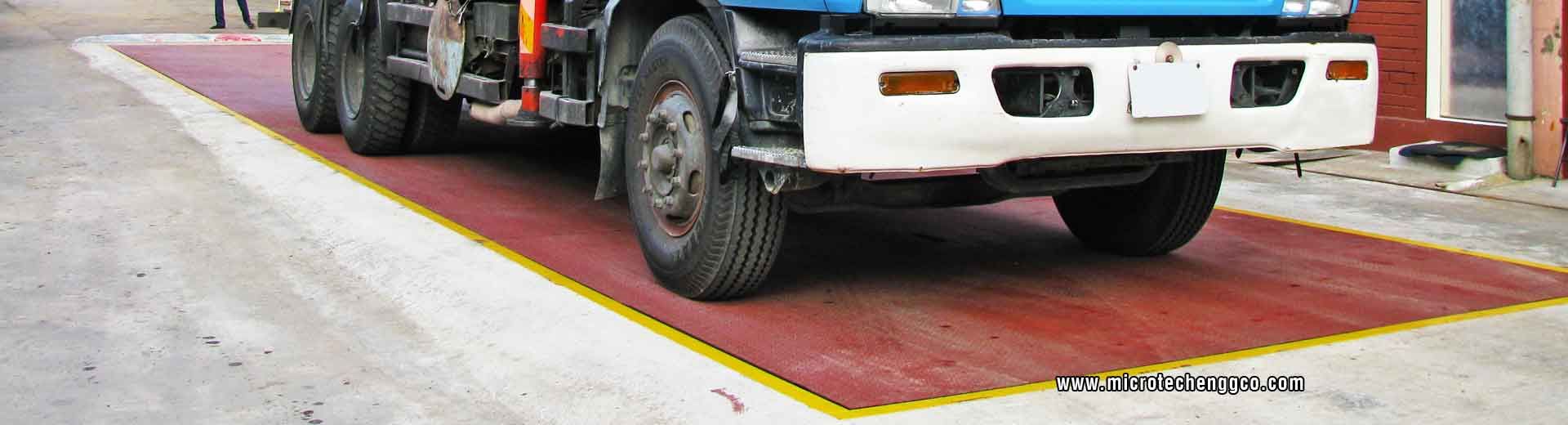 concrete weighbridge with stainless steel material load cell of capacity 80 tons