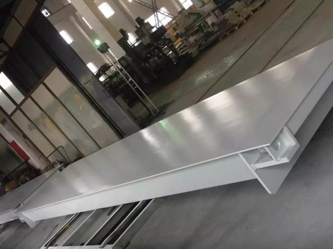 underground weighbridge car scales with concrete blocks construction at Accurate Weighing Scales ltd Uganda