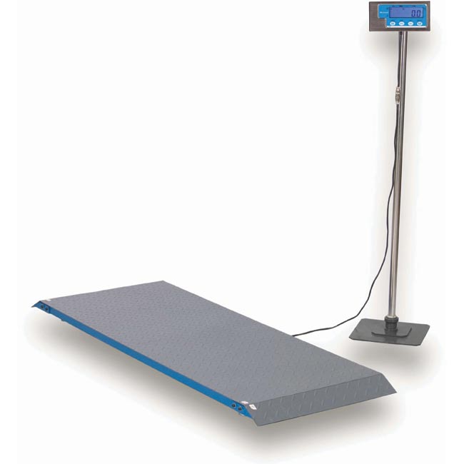 300mm detachable ramp industrial floor scales
