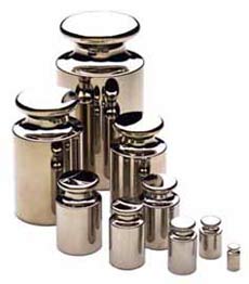 steel test weight with minimum capacity of 1g for counting scales