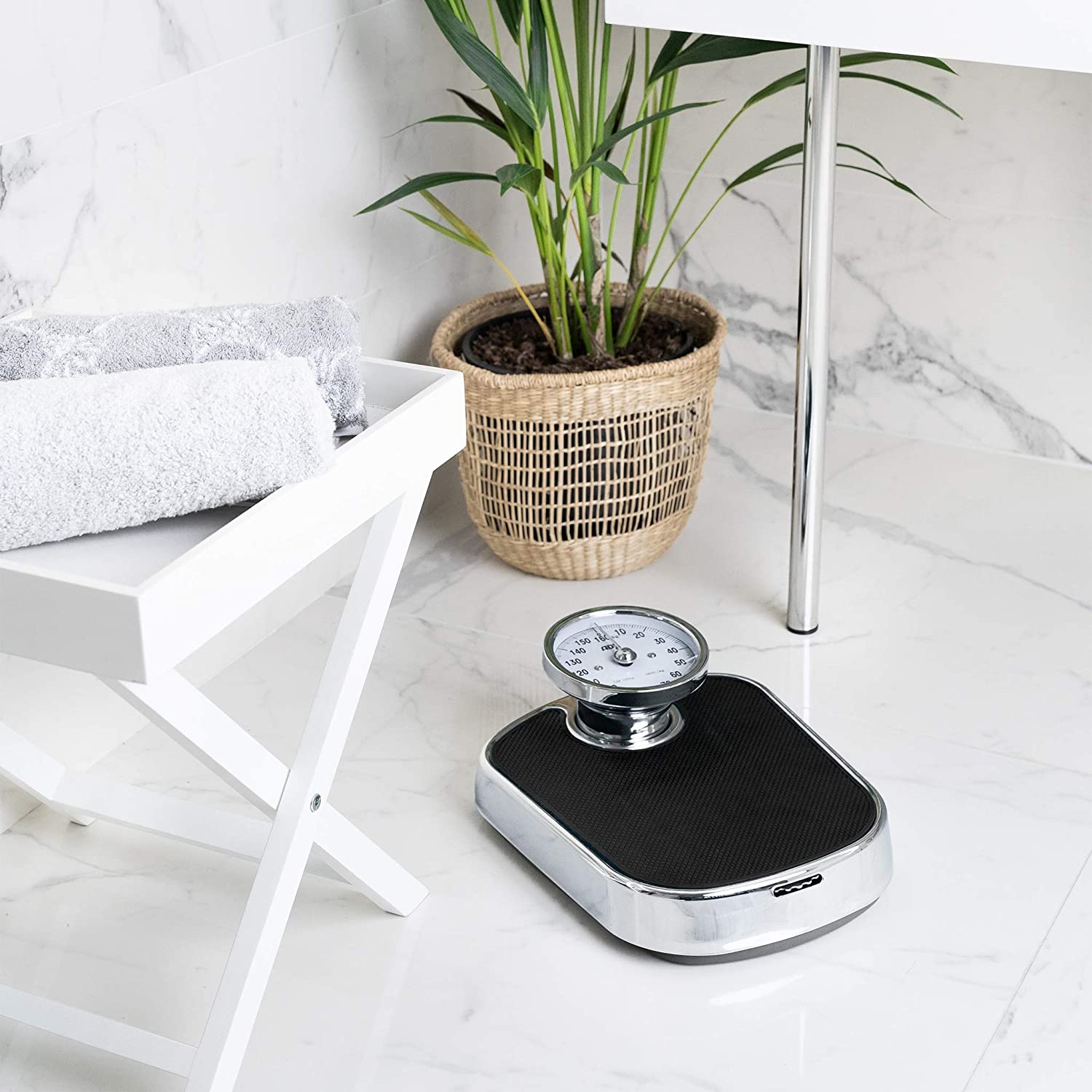 Mechanical Bare Foot Dial Bathroom Scale 180kgs