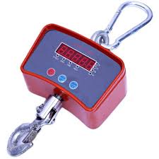 Crane weighing scale with calibration with remote control